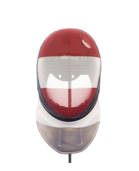 X-Change FIE Florettmaske mit AUT Flaggendesign