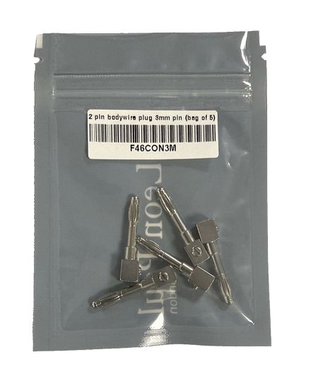 2-poliger Körperkabel-Stift, 3-mm (5 Stück)