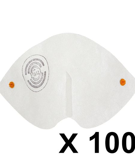 Einweg-Maskenschild X 100