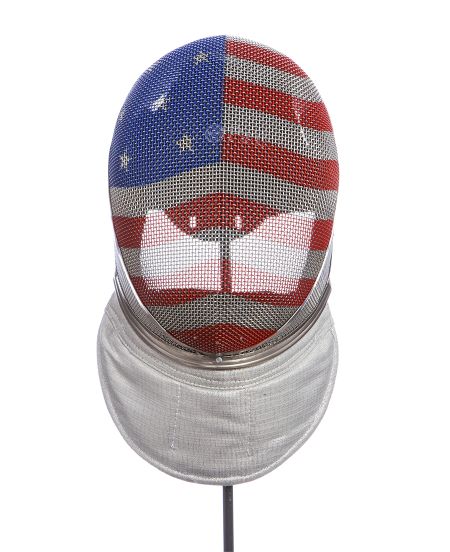 X-Change FIE Säbelmaske mit USA Flaggendesign