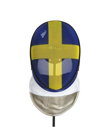 X-Change FIE Florettmaske mit SWE Flaggendesign