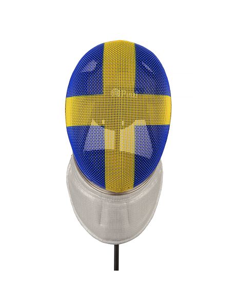 X-Change FIE Säbelmaske mit SWE Flaggendesign