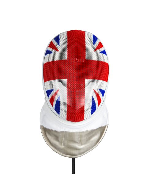 X-Change FIE Florettmaske mit GBR Flaggendesign